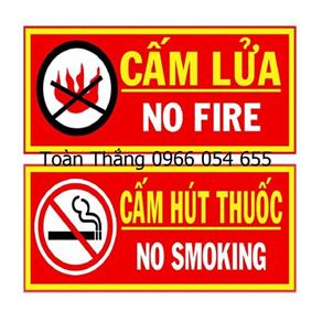 Biển cấm lửa - Cấm hút thuốc