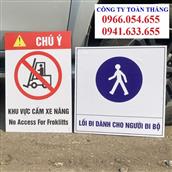Sản xuất biển bảo công trình