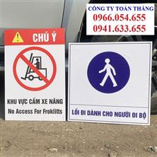Sản xuất biển bảo công trình