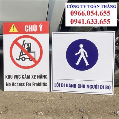 Sản xuất biển bảo công trình