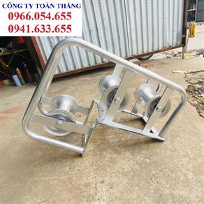Con lăn kéo cáp vuông góc bánh nhôm