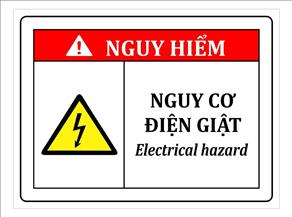 Biển cảnh báo nguy hiểm điện