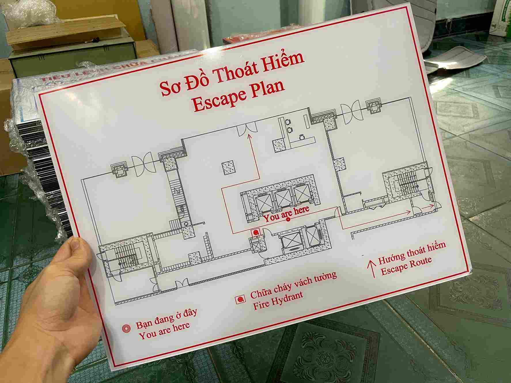Cách thoát hiểm khi cháy ở chung cư