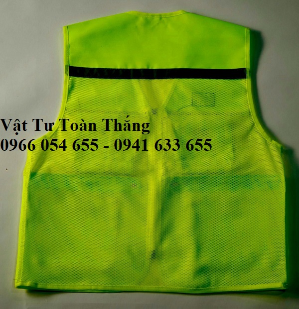 áo phản quang màu xanh chuối 