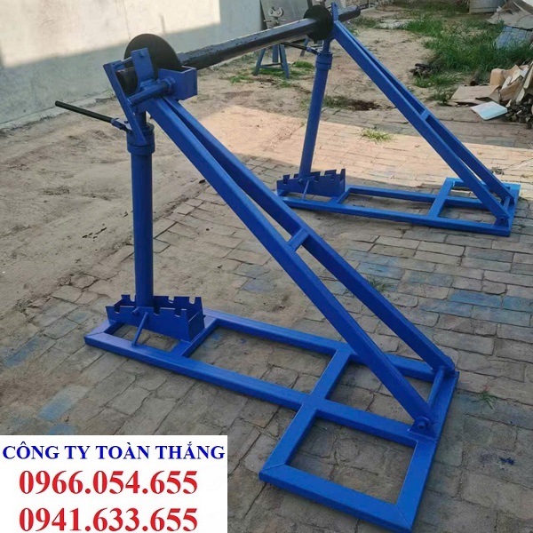 giá đỡ xả cuộn dây cáp điện 5 tấn 