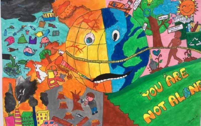 Vẽ Tranh Bảo Vệ Môi Trường Bằng Giấy A3: Mẫu Tranh Đẹp Cho Cuộc Thi