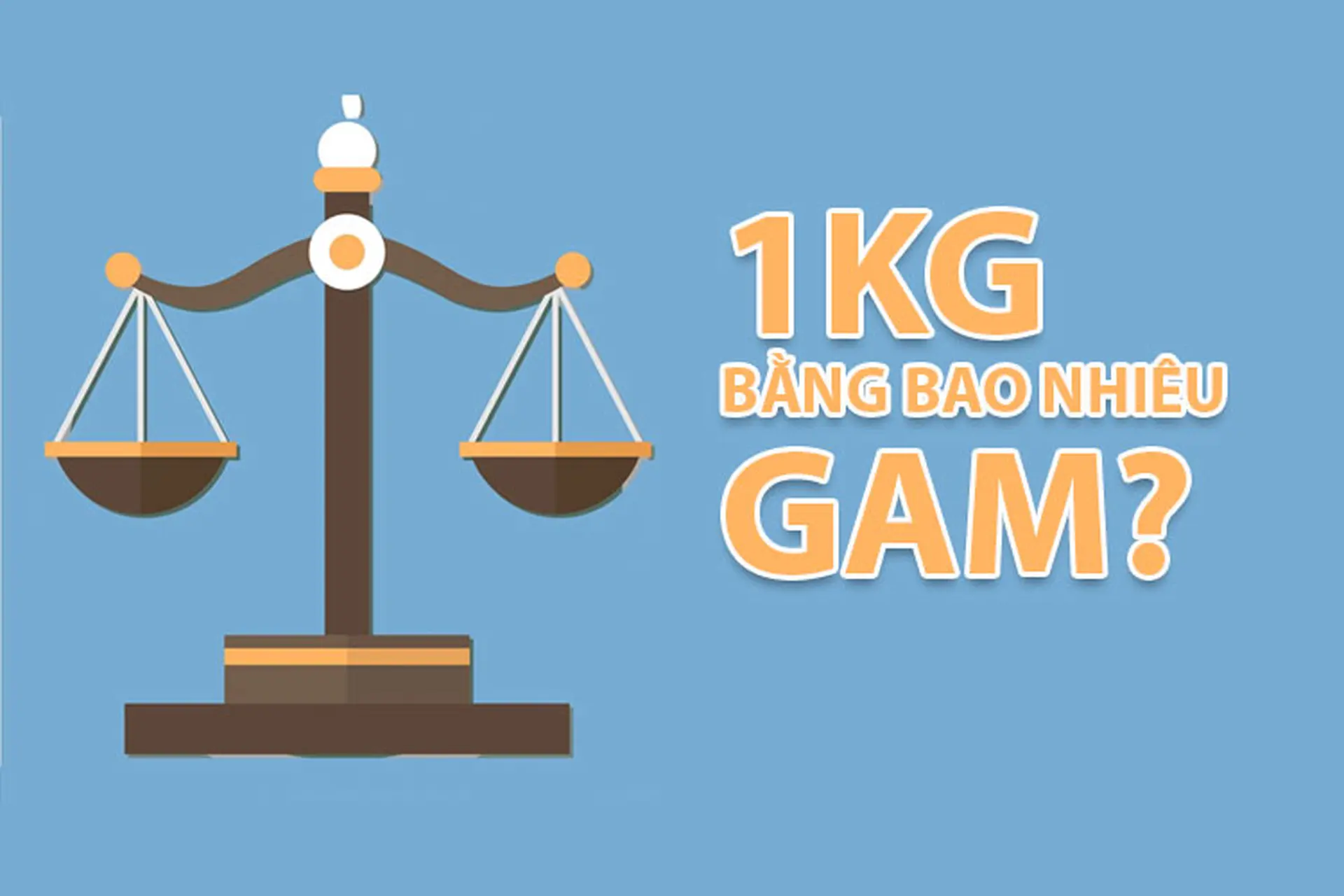 1kg bằng bao nhiêu gam